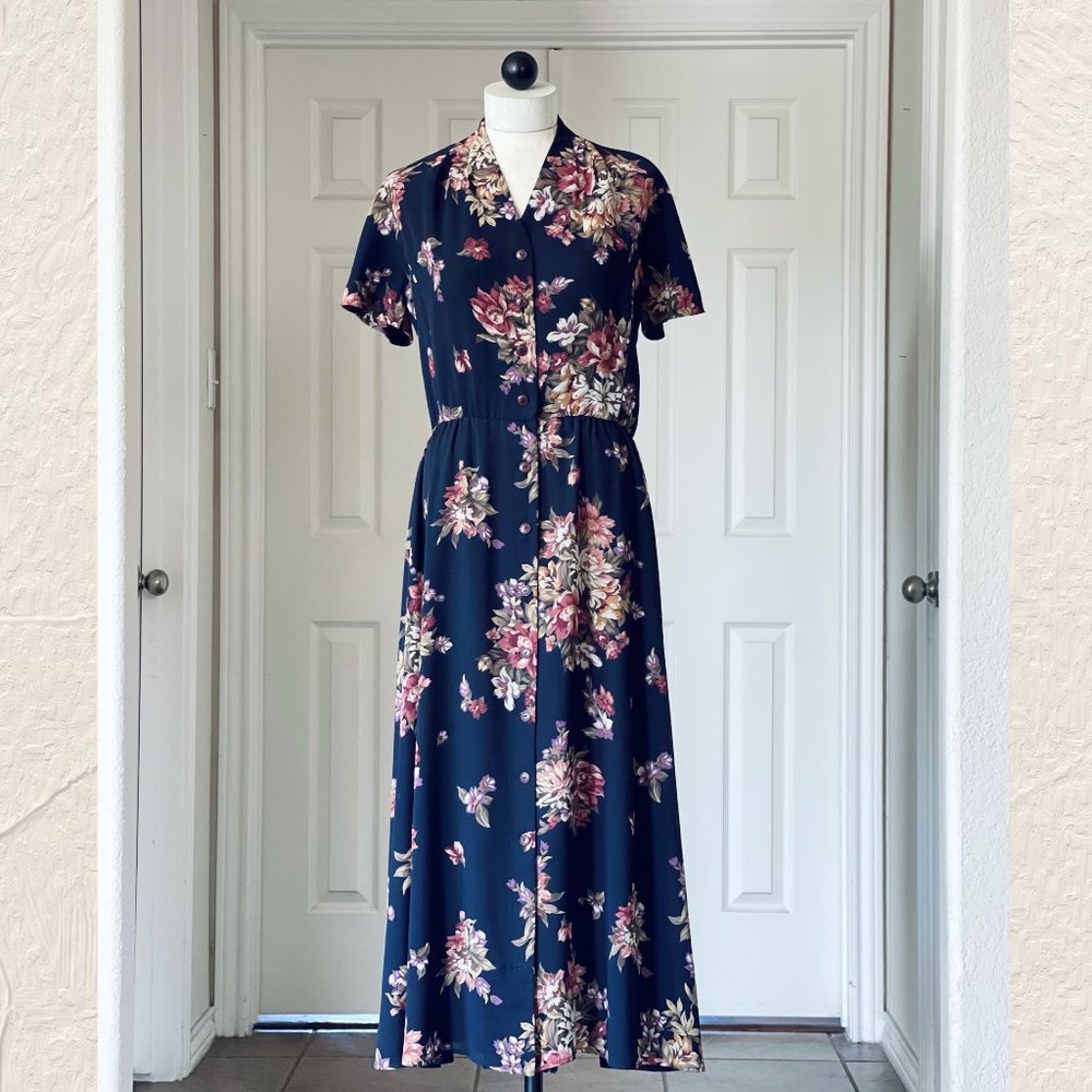 Gillian Long Floral Dress